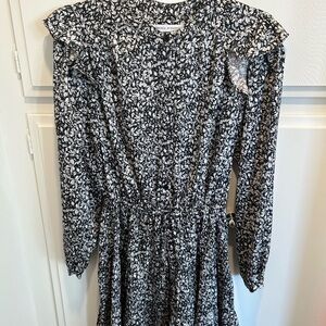 Rebecca Minkoff Drawstring Waist Floral Dress